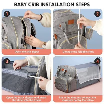 BabyBound™ 3-in-1 TravelNest Rucksack