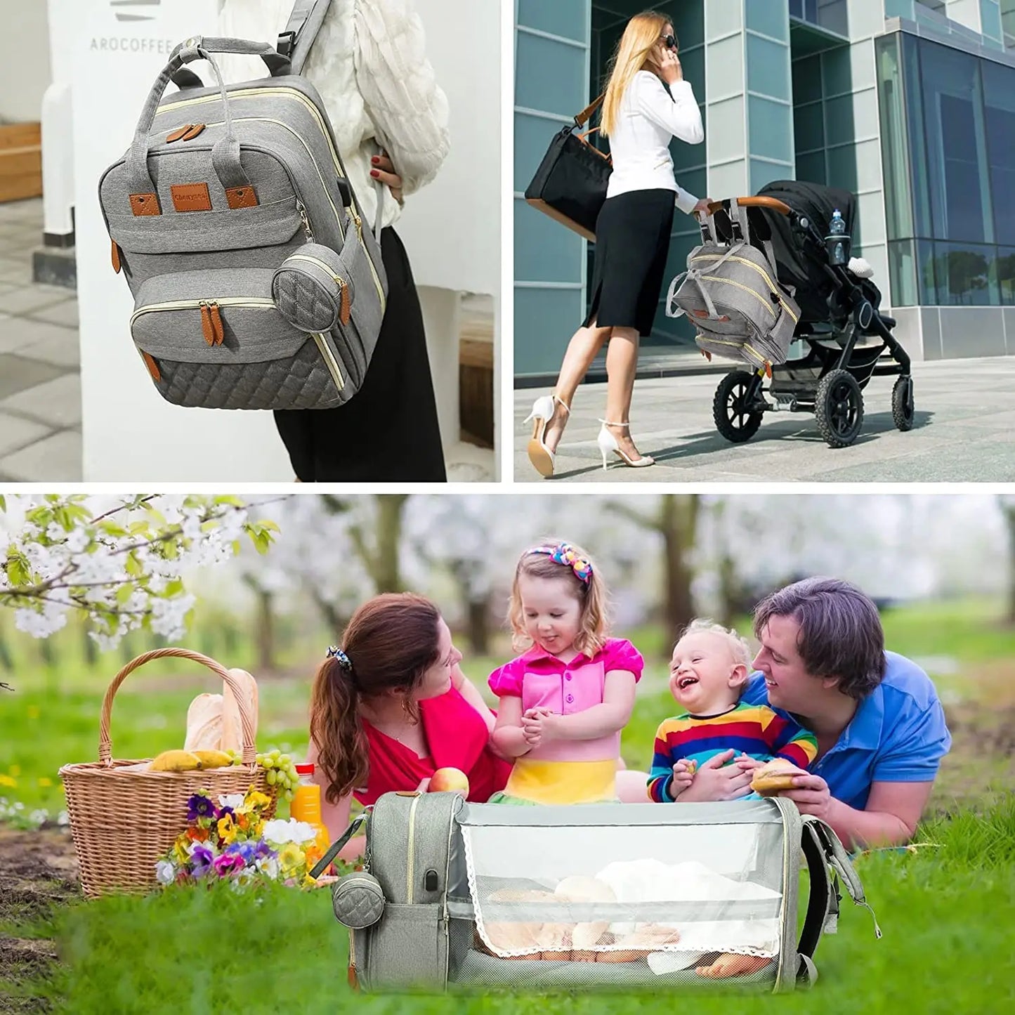 BabyBound™ 3-in-1 TravelNest Rucksack