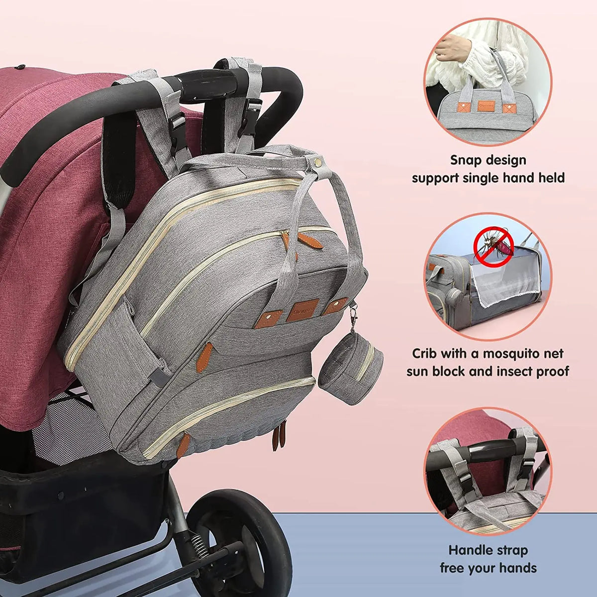 BabyBound™ 3-in-1 TravelNest Rucksack